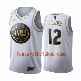 NBA Detroit Pistons Trikot Tim Frazier 12 Nike 2019-2020 Weiß Golden Edition Swingman - Herren